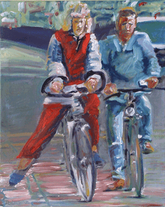 Ecke Berliner 2, oil on canvas, 95 x 76 cm