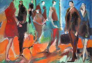 Madrid 4, oil on Canvas, 90 x 130 cm