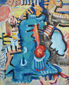 Ebene 6 Raum 3, oil on canvas, 152 x 124 cm