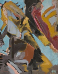 Ecke Kloster 3, oil on canvas, 160 x 125 cm