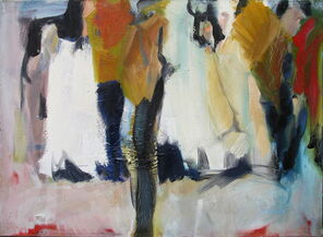 Linie 703.2, oil on canvas, 60 x 80 cm