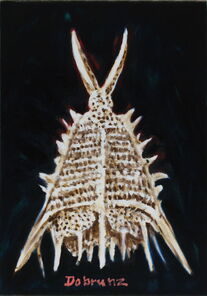 Radiolaria 6, gemalt mit Ölfarben