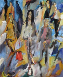 Hannover 3, oil on Canvas, 165 x 135 cm