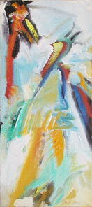 Montag 18.15 Uhr, oil on canvas, 60 x 26 cm