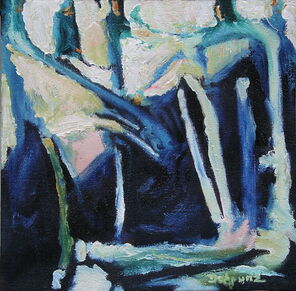 Brasil 1, oil on Canvas, 50 x 50 cm