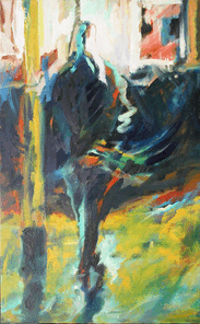 Ecke Gathe 6, oil on canvas, 115 x 70 cm