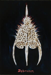 Radiolaria 3, gemalt mit Ölfarben