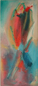 Montag 12.05 Uhr, oil on canvas, 60 x 26 cm