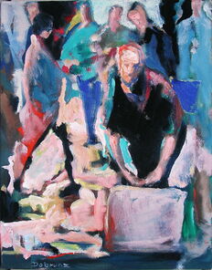 Münster 2, oil on Canvas, 57 x 45 cm