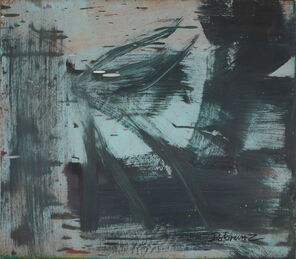 Abstraktes Bild in Grautönen