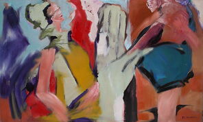 New York 2, oil on Canvas, 77 x 130 cm