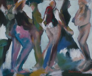 Ecke Pempelforter 9, oil on canvas, 90 x 110 cm