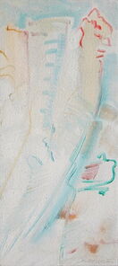 Montag 18.00 Uhr, oil on canvas, 60 x 26 cm