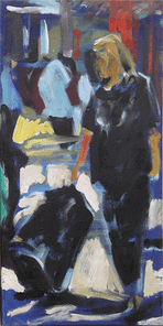 Berlin 1, oil on Canvas, 80 x 40 cm