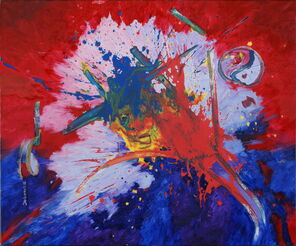 Ebene 6 Raum 5, oil on canvas, 120 x 145 cm