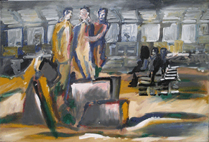 Dublin 1, oil on Canvas, 90 x 130 cm