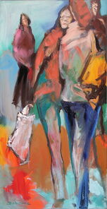 Köln 3, oil on canvas, 80 x 40 cm