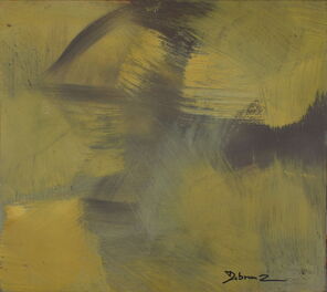 Abstraktes Bild in Grüntönen