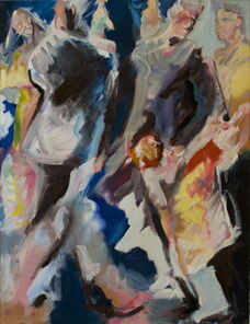 Rom 4, oil on canvas, 90 x 70 cm