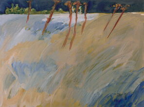 Landschaft mit viel Gras