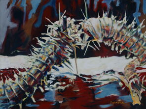 Nereispelagica, gemalt mit Ölfarben