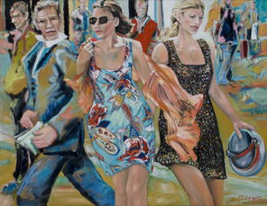 Montego Bay 1, oil on Canvas, 100 x 130 cm