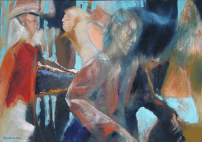 Damaskus 1, oil on Canvas, 70 x 100 cm