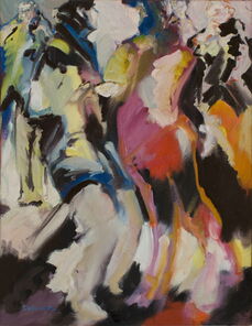 Moskau 3, oil on Canvas, 90 x 70 cm