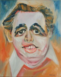 Karl-Heinz, Malerei eines männlichen Kopfes