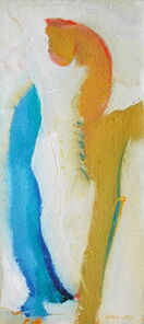 Montag 15.05 Uhr, oil on canvas, 60 x 26 cm