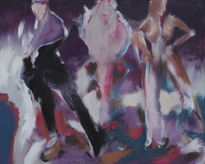 Gleis 31, oil on canvas, 90 x 110 cm