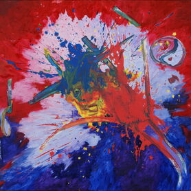 Ebene 6 Raum 5, oil on canvas, 120 x 145 cm