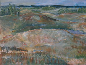 Landschaft mit viel Gras