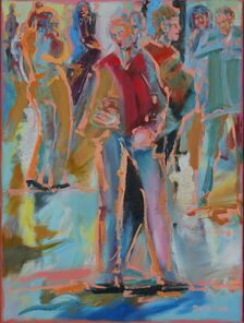 Rom 5, oil on canvas, 80 x 60 cm