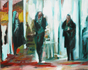 Ecke Gathe 4, oil on canvas, 100 x 114 cm