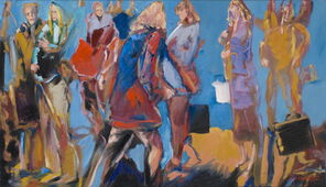 Luxor 1, oil on Canvas, 70 x 120 cm