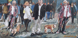 Ecke Koeker 1, oil on canvas, 40 x 80 cm
