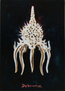 Radiolaria 2, gemalt mit Ölfarben