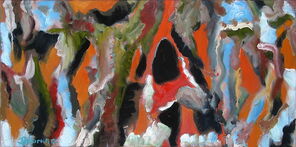 Venedig 3, oil on canvas, 40 x 80 cm