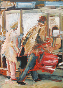 London 1, oil on Canvas, 100 x 70 cm