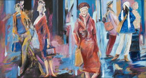 Valletta 1, oil on canvas, 75 x 140 cm