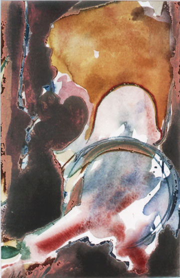 Freyja, Mischtechnik auf Papier