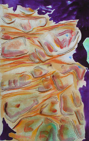 Das Erbe der Götter, Mischtechnik auf Papier