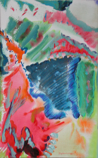 Mit voller Handlungsfreiheit, Mischtechnik auf Papier